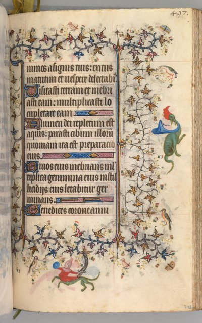 Hours of Charles the Noble, King of Navarre 1361-1425: fol. 243r, Text by Master of the Brussels Initials and Associates