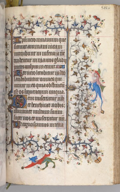 Hours of Charles the Noble, King of Navarre 1361-1425: fol. 245r, Text, c. 1405 by Master of the Brussels Initials and Associates