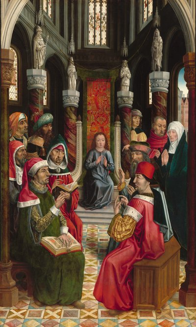 Christ among the Doctors by Master of the Catholic Kings