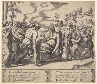 Plate 5: Psyche Carried on a Litter, from the 