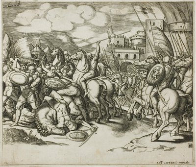 The Victory of Scipion over Syphax by Master of the Die