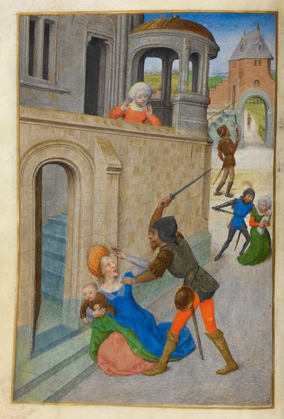 The Massacre of the Innocents by Master of the Dresden Prayer Books