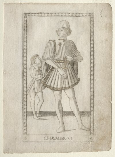The Knight (from the Tarocchi, series E: Conditions of Man, #6) by Master of the E Series Tarocchi