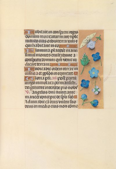 Hours of Queen Isabella the Catholic, Queen of Spain: Fol. 110r by Master of the First Prayerbook of Maximillian
