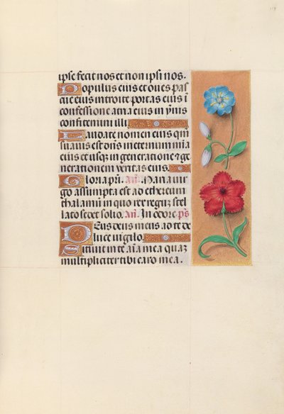 Hours of Queen Isabella the Catholic, Queen of Spain: Fol. 117r, c. 1500 by Master of the First Prayerbook of Maximillian