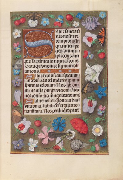 Hours of Queen Isabella the Catholic, Queen of Spain: Fol. 15r by Master of the First Prayerbook of Maximillian