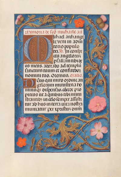Hours of Queen Isabella the Catholic, Queen of Spain: Fol. 168r, c. 1500 by Master of the First Prayerbook of Maximillian