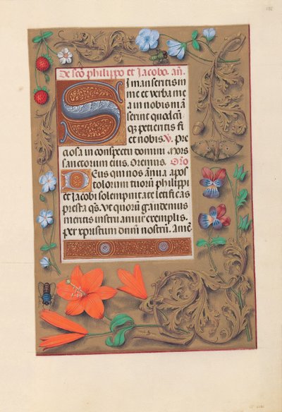 Hours of Queen Isabella the Catholic, Queen of Spain: Fol. 176r, c. 1500 by Master of the First Prayerbook of Maximillian