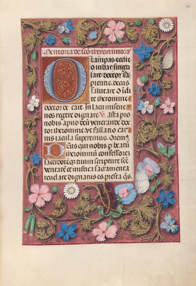 Hours of Queen Isabella the Catholic, Queen of Spain: Fol. 186r, c. 1500 by Master of the First Prayerbook of Maximillian