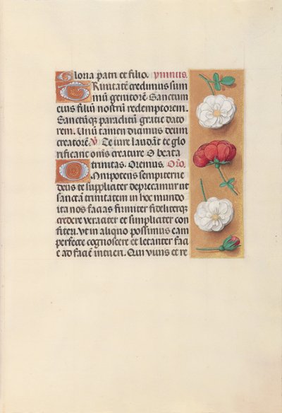 Hours of Queen Isabella the Catholic, Queen of Spain: Fol. 19r by Master of the First Prayerbook of Maximillian