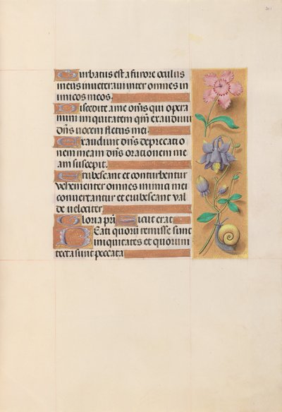 Hours of Queen Isabella the Catholic, Queen of Spain: Fol. 201r, c. 1500 by Master of the First Prayerbook of Maximillian