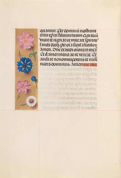 Hours of Queen Isabella the Catholic, Queen of Spain: Fol. 218v, Office of the Dead, c. 1500 by Master of the First Prayerbook of Maximillian