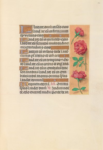 Hours of Queen Isabella the Catholic, Queen of Spain: Fol. 254r by Master of the First Prayerbook of Maximillian