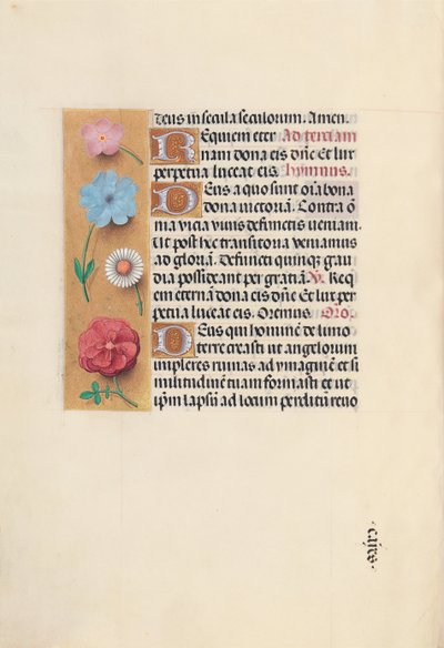 Hours of Queen Isabella the Catholic, Queen of Spain: Fol. 26v by Master of the First Prayerbook of Maximillian
