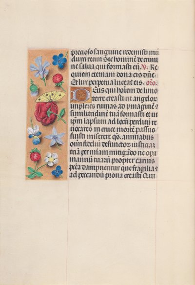 Hours of Queen Isabella the Catholic, Queen of Spain: Fol. 29v, c. 1500 by Master of the First Prayerbook of Maximillian