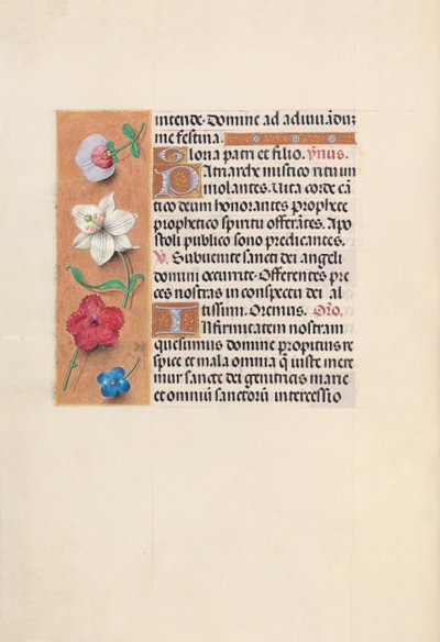 Hours of Queen Isabella the Catholic, Queen of Spain: Fol. 39v, c. 1500 by Master of the First Prayerbook of Maximillian