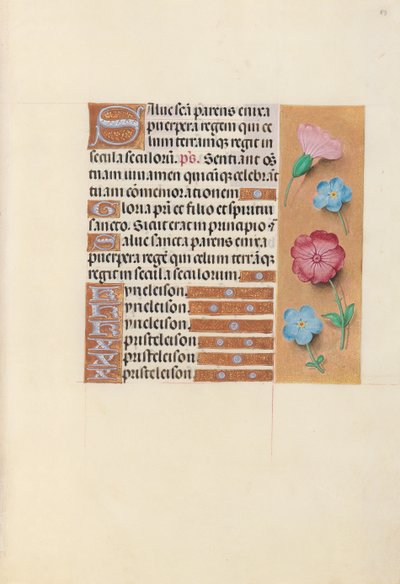 Hours of Queen Isabella the Catholic, Queen of Spain: Fol. 89r by Master of the First Prayerbook of Maximillian