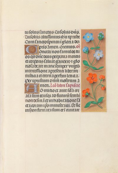 Hours of Queen Isabella the Catholic, Queen of Spain: Fol. 90r by Master of the First Prayerbook of Maximillian