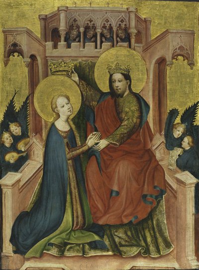 Coronation of the Virgin by Master of the Fröndenberg Altarpiece