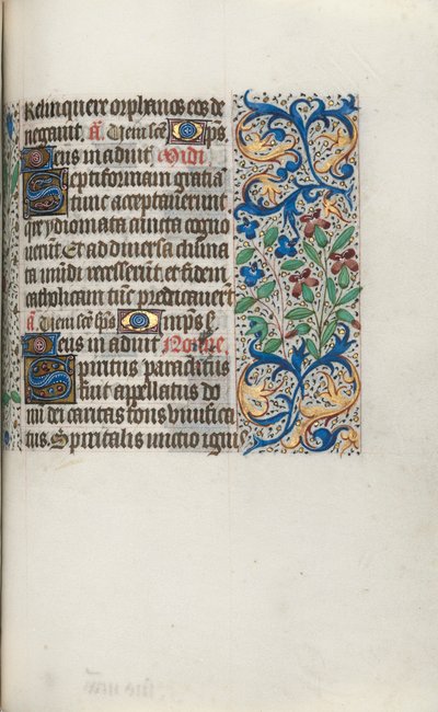 Book of Hours Use of Rouen: fol. 101r by Master of the Geneva Latini