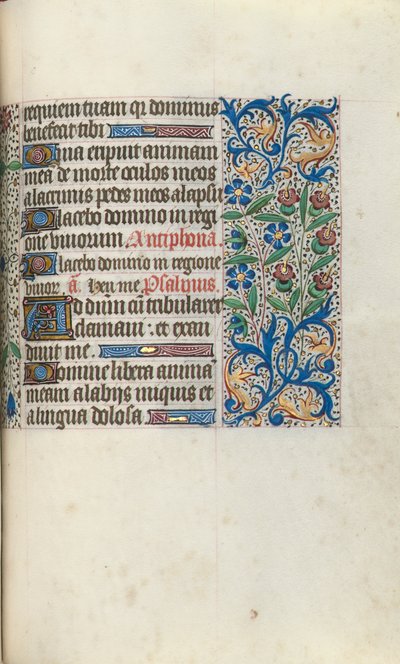 Book of Hours Use of Rouen: fol. 104r by Master of the Geneva Latini