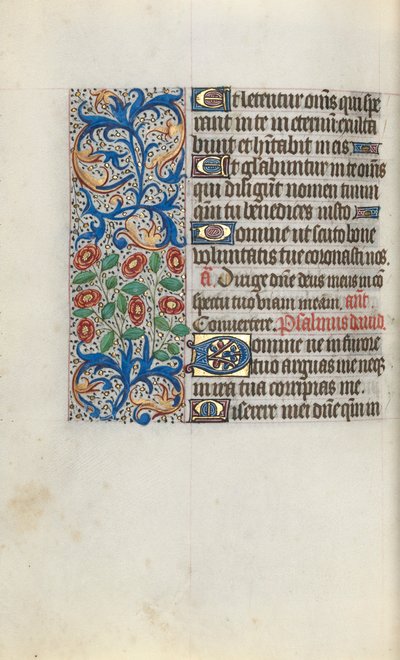 Book of Hours Use of Rouen: fol. 111v, c. 1470 by Master of the Geneva Latini