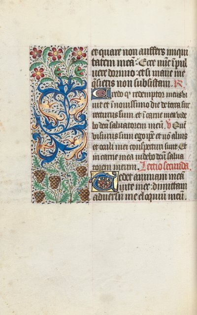 Book of Hours Use of Rouen: Fol. 115v, c. 1470 by Master of the Geneva Latini