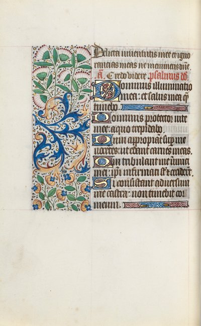 Book of Hours Use of Rouen: fol. 120v by Master of the Geneva Latini