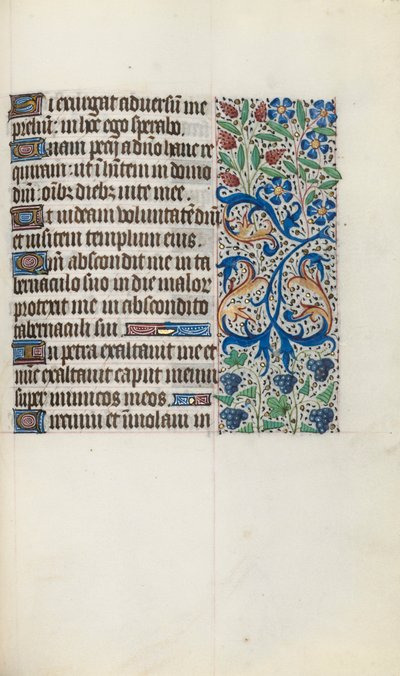 Book of Hours Use of Rouen: fol. 121r, c. 1470 by Master of the Geneva Latini