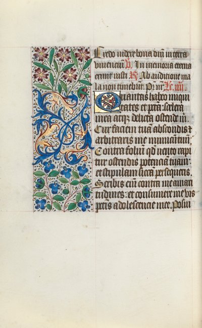 Book of Hours Use of Rouen: fol. 122v, c. 1470 by Master of the Geneva Latini