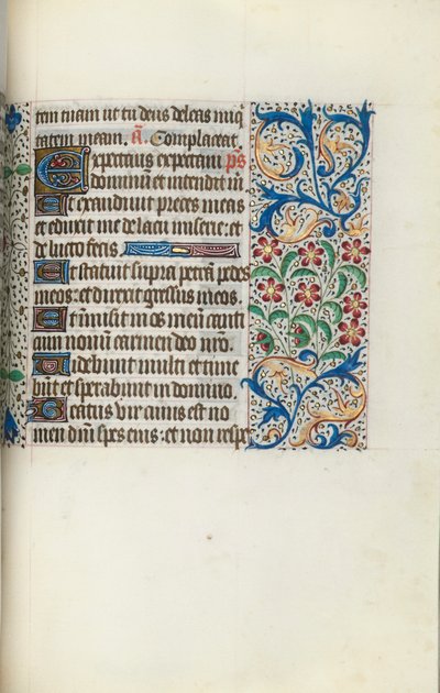 Book of Hours Use of Rouen: fol. 125r, c. 1470 by Master of the Geneva Latini