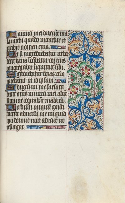 Book of Hours Use of Rouen: fol. 128r, c. 1470 by Master of the Geneva Latini