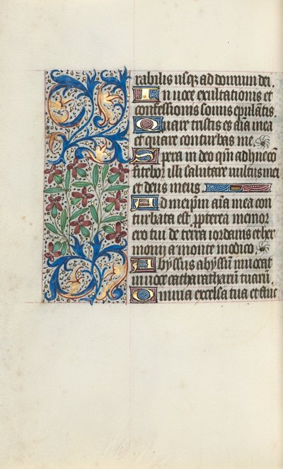 Book of Hours Use of Rouen: fol. 129v, c. 1470 by Master of the Geneva Latini