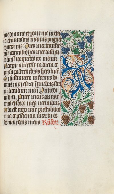 Book of Hours Use of Rouen: fol. 131r by Master of the Geneva Latini