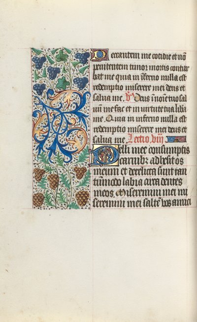 Book of Hours Use of Rouen: fol. 131v, c. 1470 by Master of the Geneva Latini