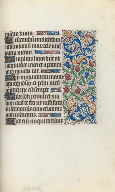 Book of Hours Use of Rouen: fol. 134r by Master of the Geneva Latini