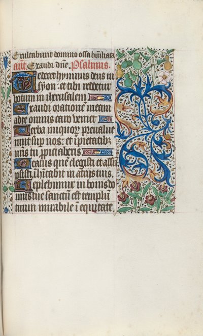 Book of Hours Use of Rouen: fol. 136r, c. 1470 by Master of the Geneva Latini