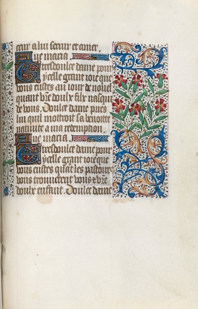 Book of Hours Use of Rouen: fol. 148r, c. 1470 by Master of the Geneva Latini