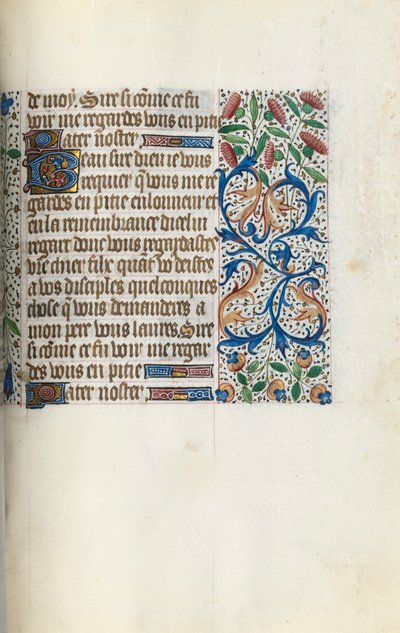 Book of Hours Use of Rouen: fol. 153r by Master of the Geneva Latini