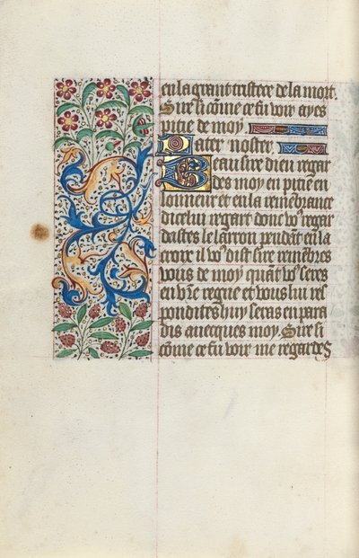Book of Hours Use of Rouen: fol. 154v by Master of the Geneva Latini