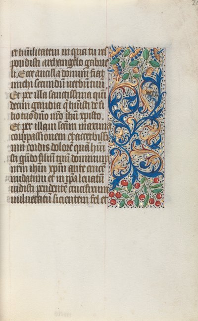 Book of Hours Use of Rouen: fol. 20r, c. 1470 by Master of the Geneva Latini