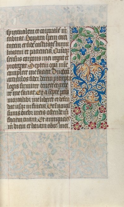 Book of Hours Use of Rouen: fol. 22r by Master of the Geneva Latini
