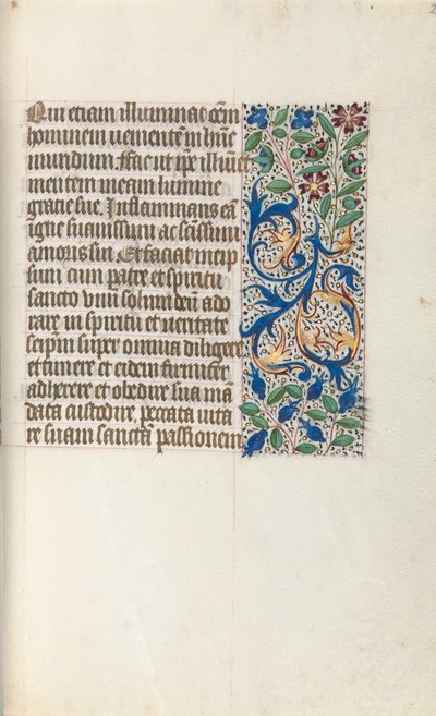Book of Hours Use of Rouen: fol. 26r, c. 1470 by Master of the Geneva Latini