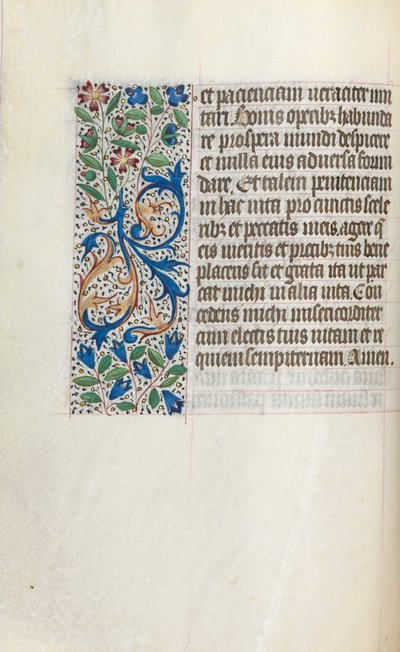 Book of Hours Use of Rouen: fol. 26v, c. 1470 by Master of the Geneva Latini