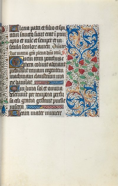 Book of Hours Use of Rouen: fol. 30r, c. 1470 by Master of the Geneva Latini