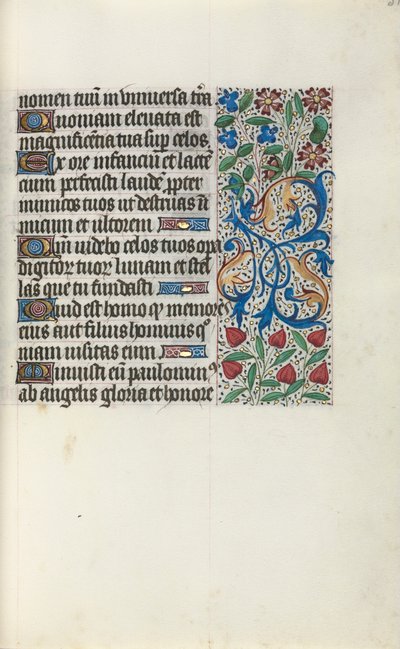 Book of Hours Use of Rouen: fol. 31r, c. 1470 by Master of the Geneva Latini