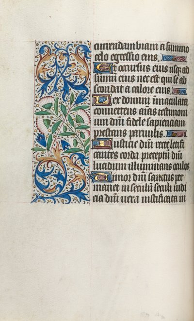 Book of Hours Use of Rouen: fol. 32v, c. 1470 by Master of the Geneva Latini