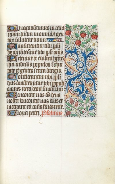 Book of Hours Use of Rouen: fol. 42r, c. 1470 by Master of the Geneva Latini