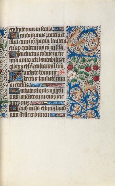 Book of Hours Use of Rouen: fol. 44r by Master of the Geneva Latini