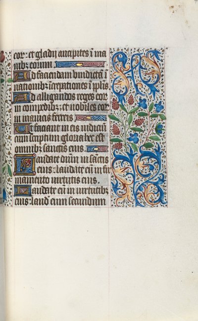 Book of Hours Use of Rouen: fol. 46r by Master of the Geneva Latini